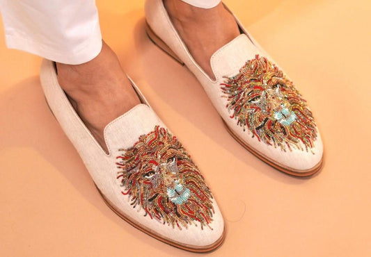 Silk Embroidered Shoes