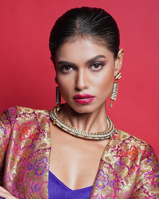 Hasli Style Choker & Earrings